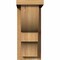 Ekena Millwork Ridgewood Rough Sawn Corbel w/Backplate, Western Red Cedar, 6"W x 10"D x 14"H COR06X10X14RID01RWR - alternate 2
